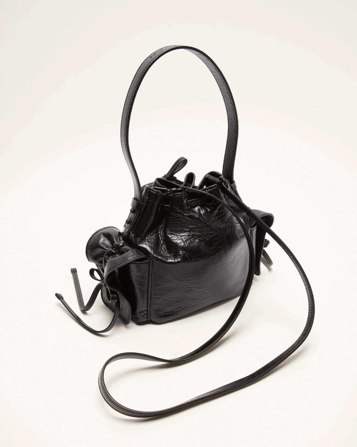 Multipocket Mini Bucket Bag