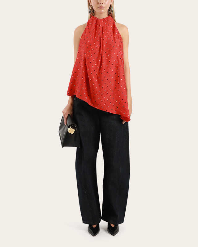 Sombana Dot Blouse
