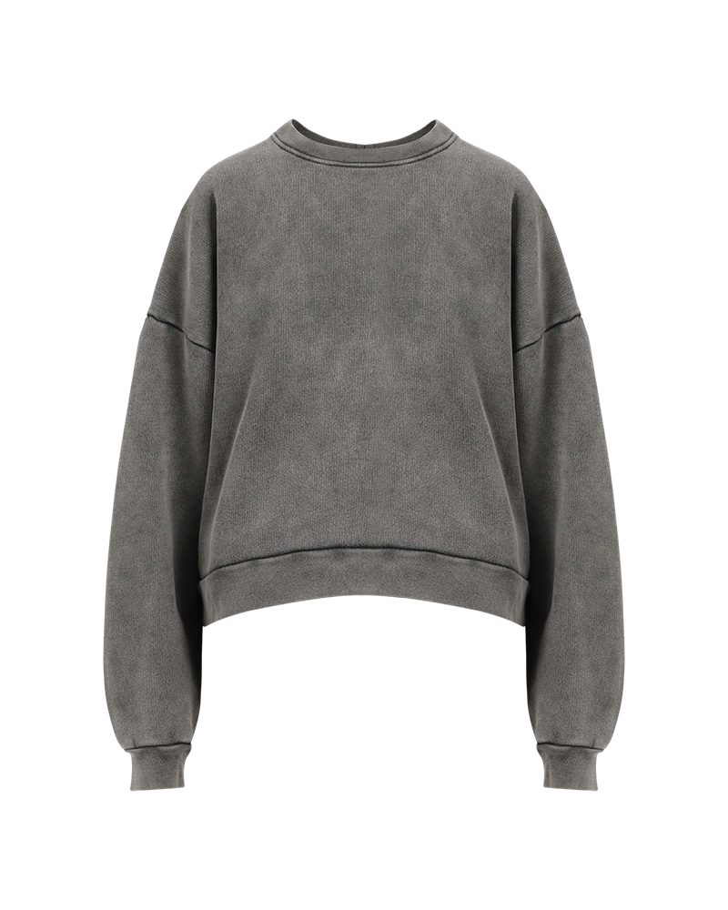 Back Logo Faded Sweater