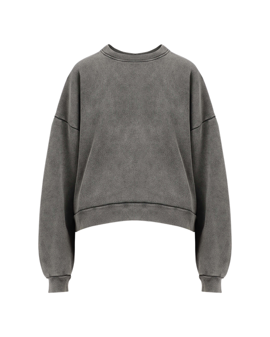 Back Logo Faded Sweater