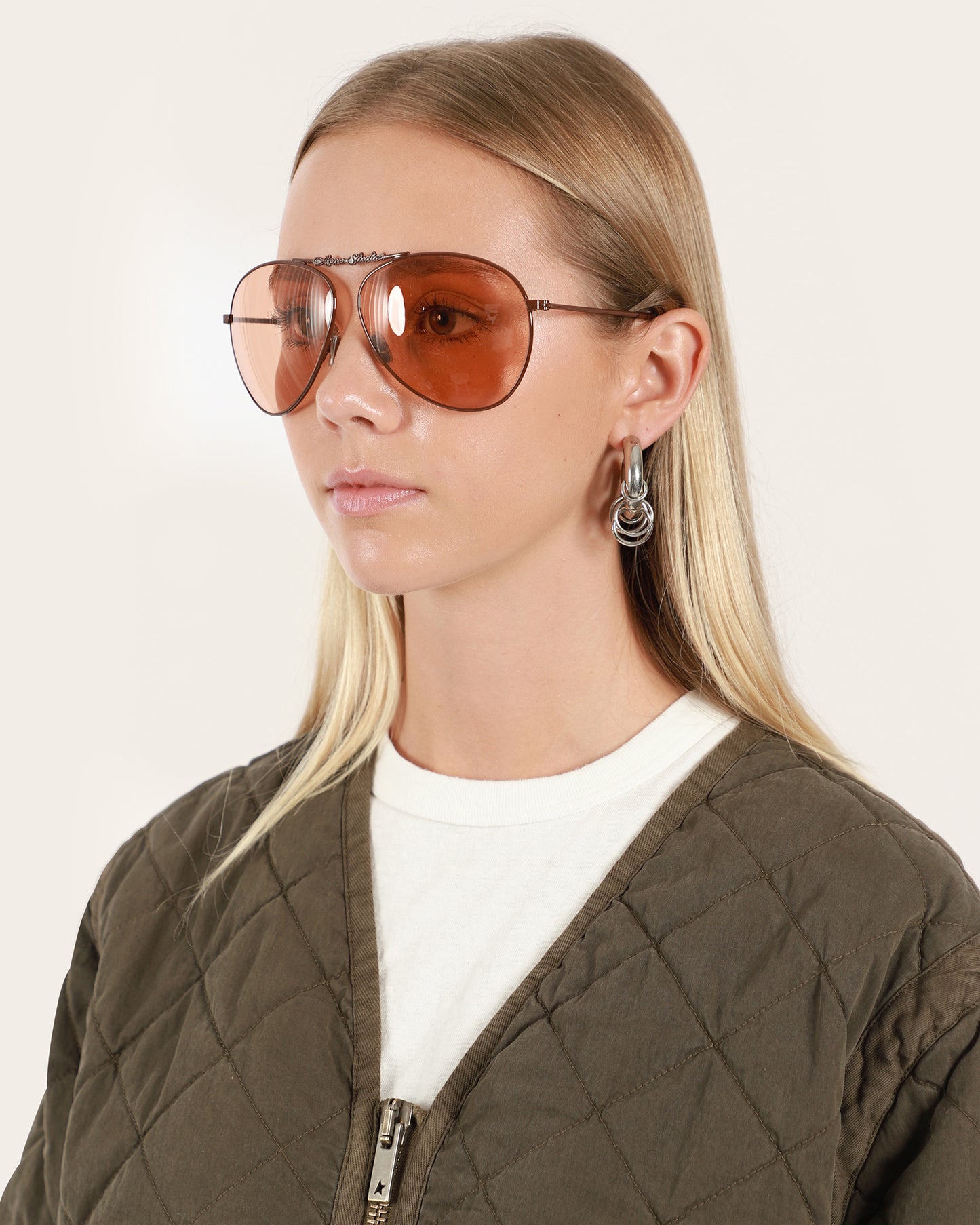 Metal Aviator Sunglasses