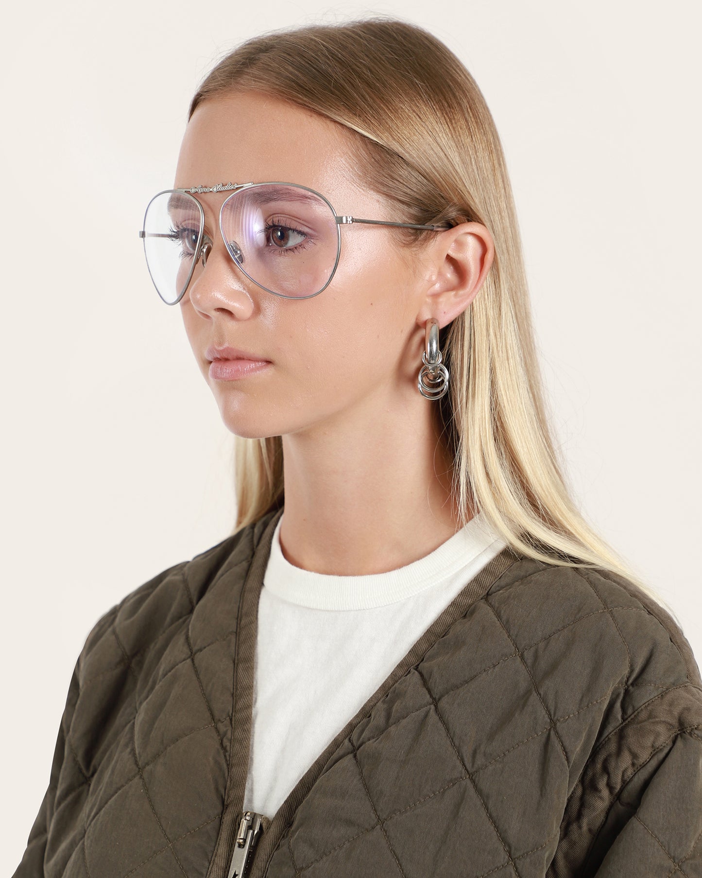 Metal Aviator Sunglasses