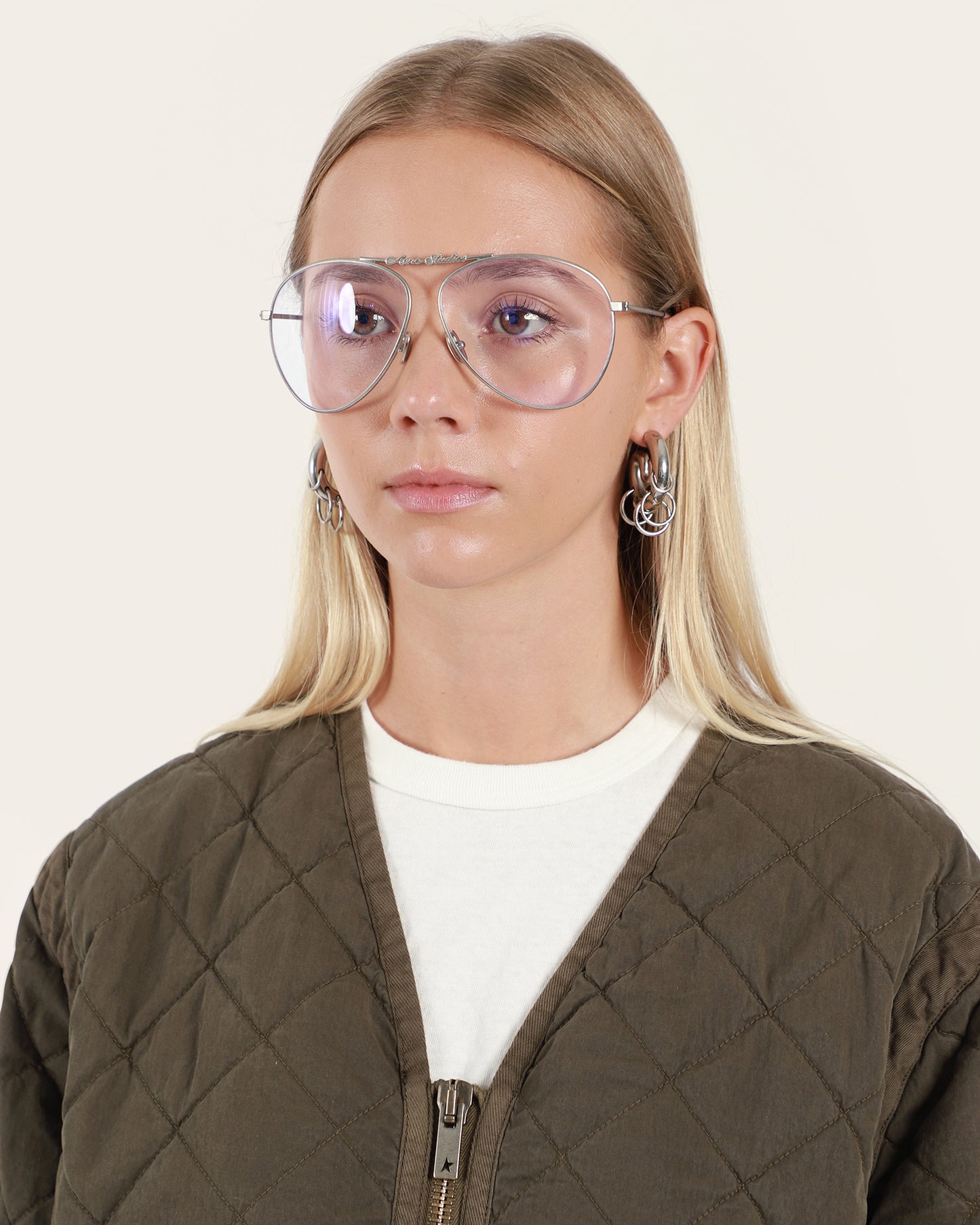Metal Aviator Sunglasses