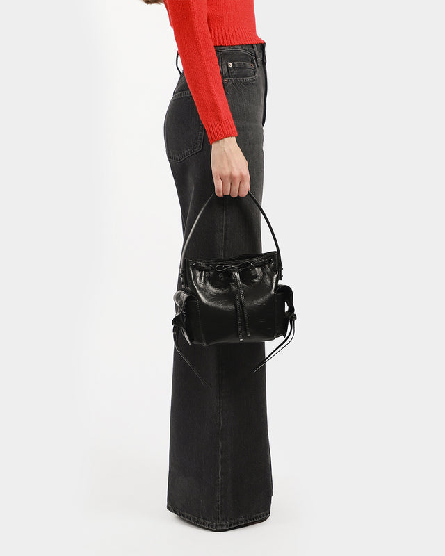 Multipocket Mini Bucket Bag