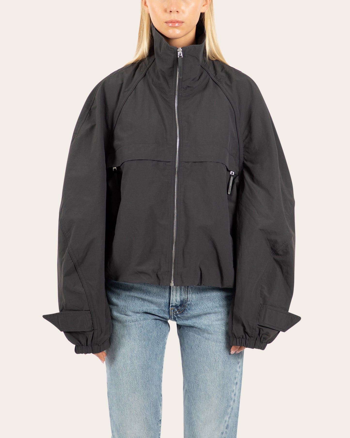 Nylon Logo Jacket