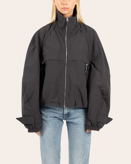 Nylon Logo Jacket