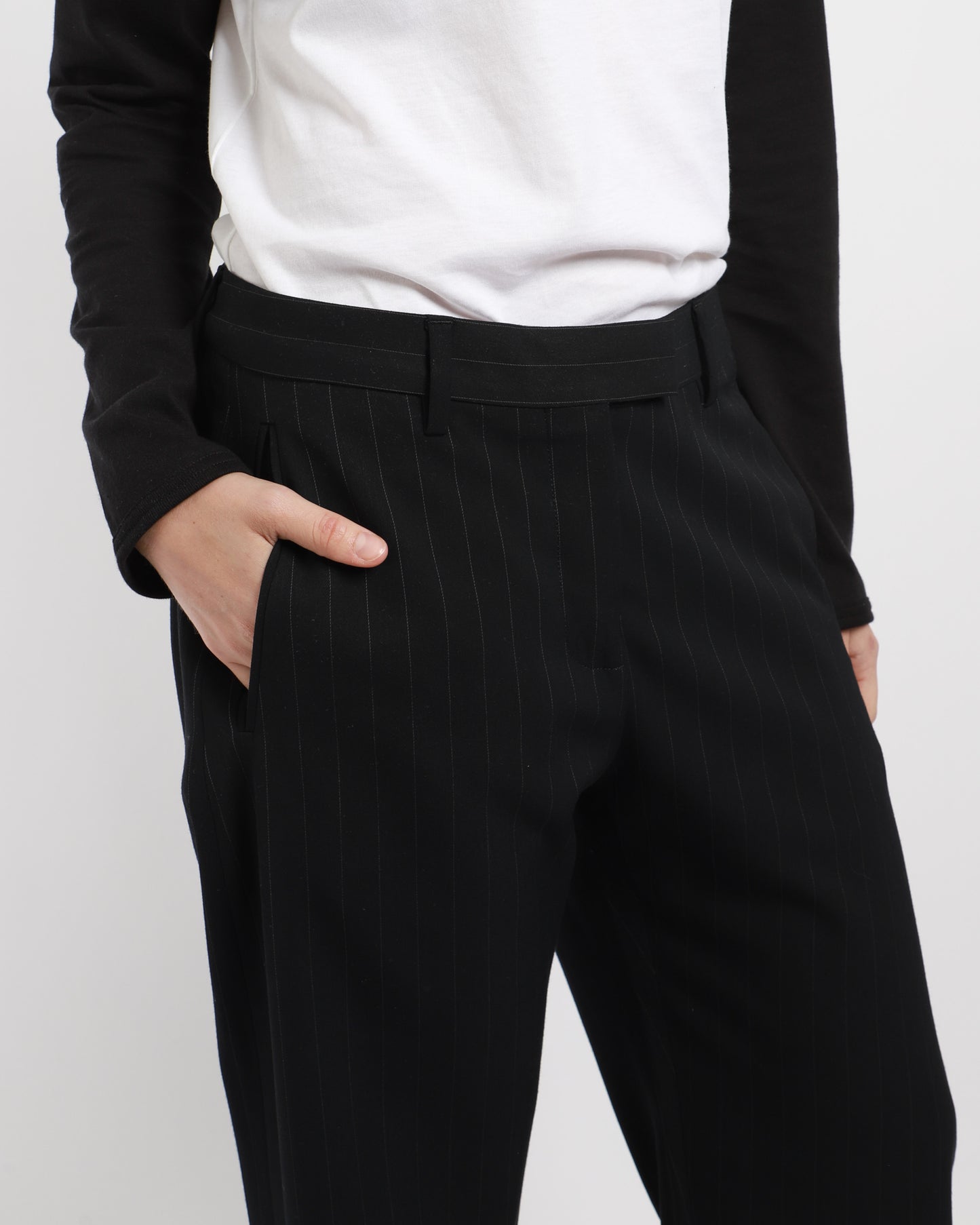 Pinstripe Trousers