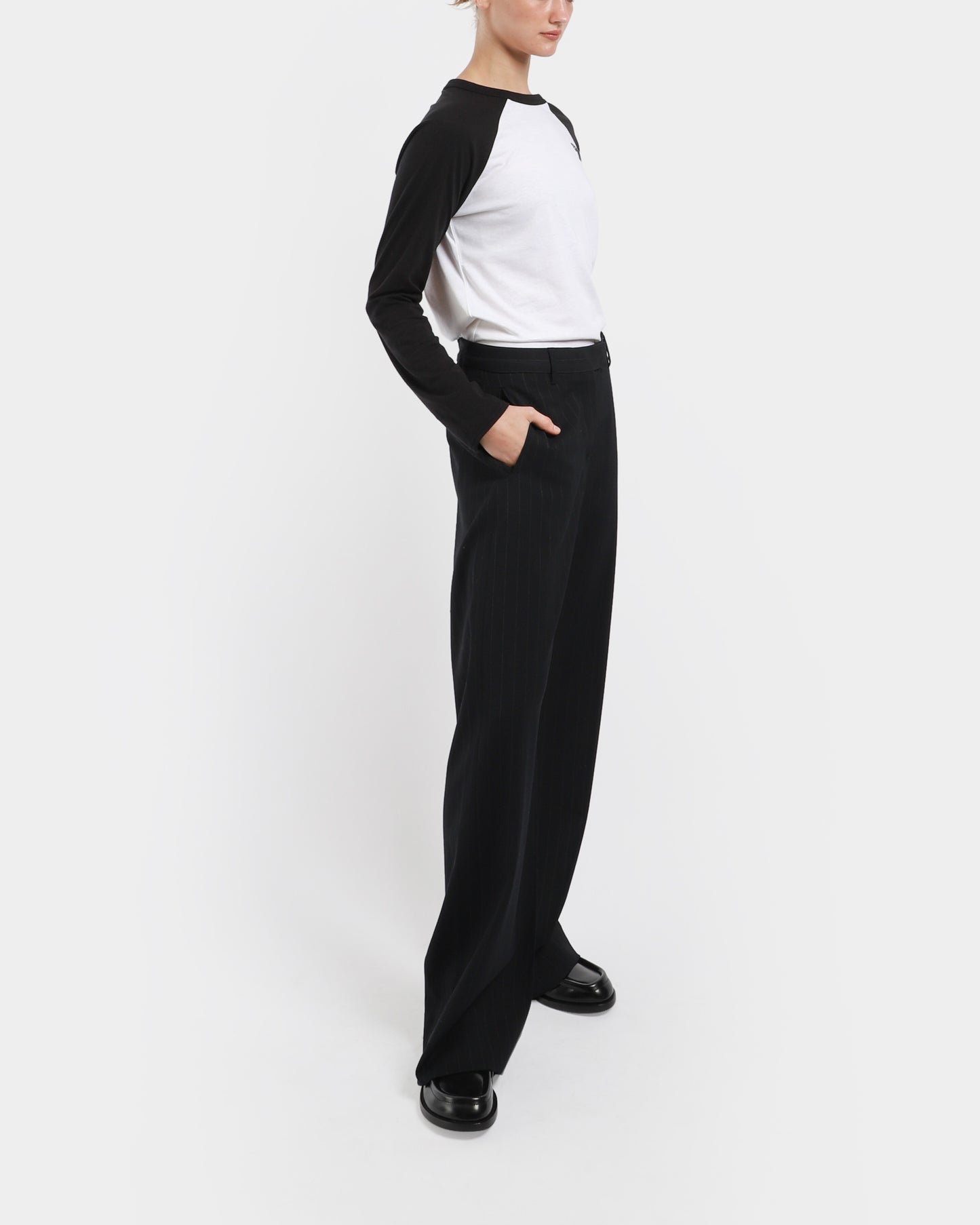 Pinstripe Trousers