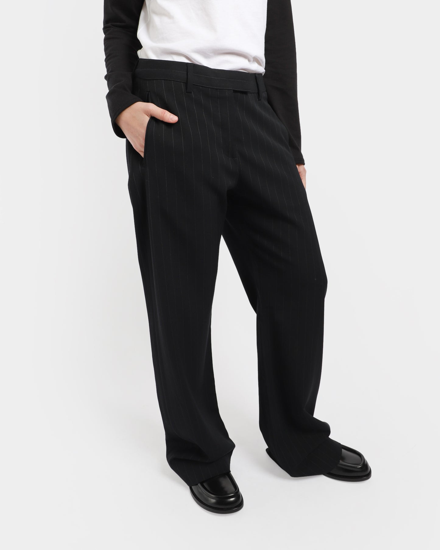 Pinstripe Trousers