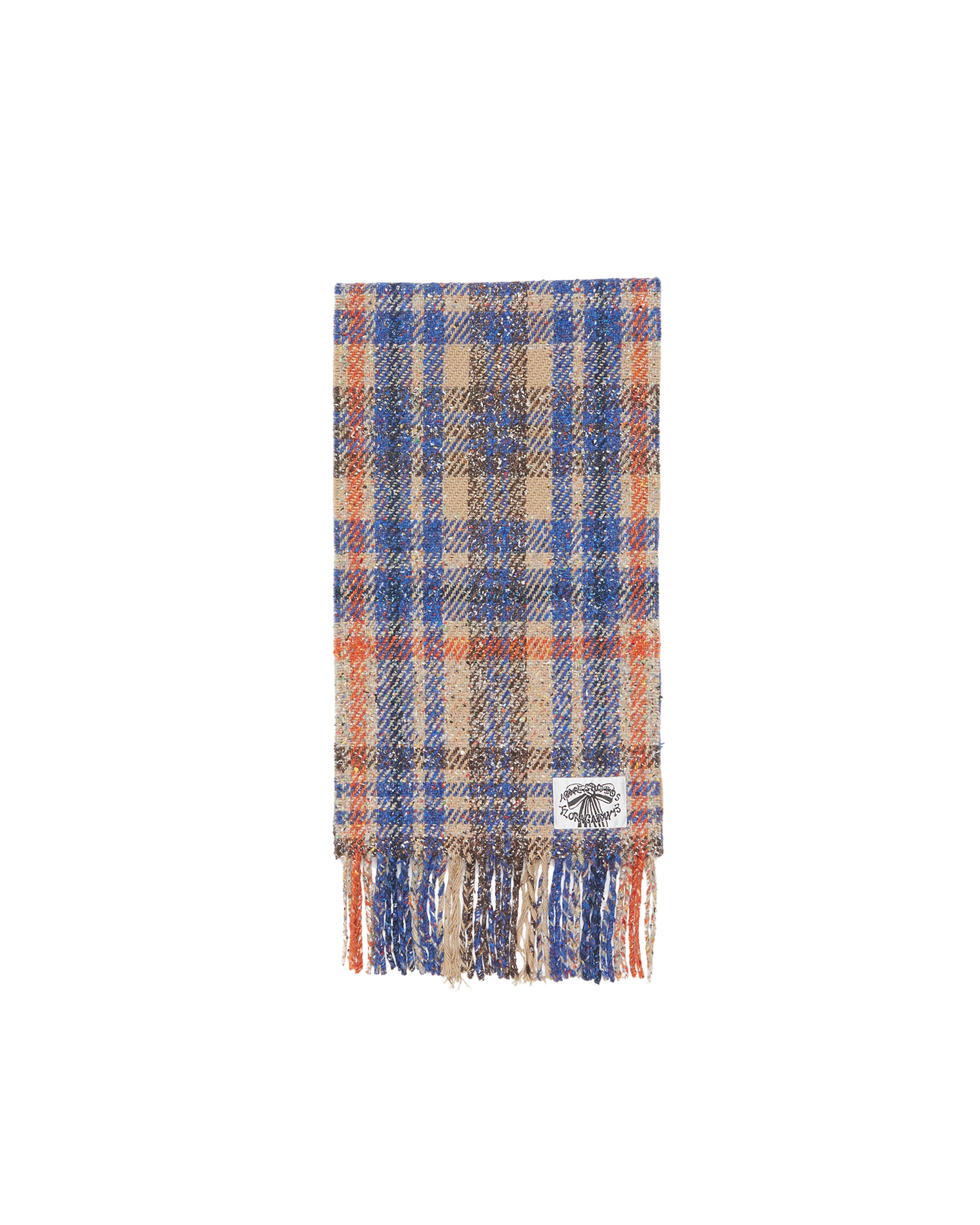 Plaid Boucle Scarf