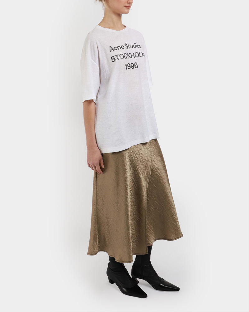 Satin Wrap Skirt