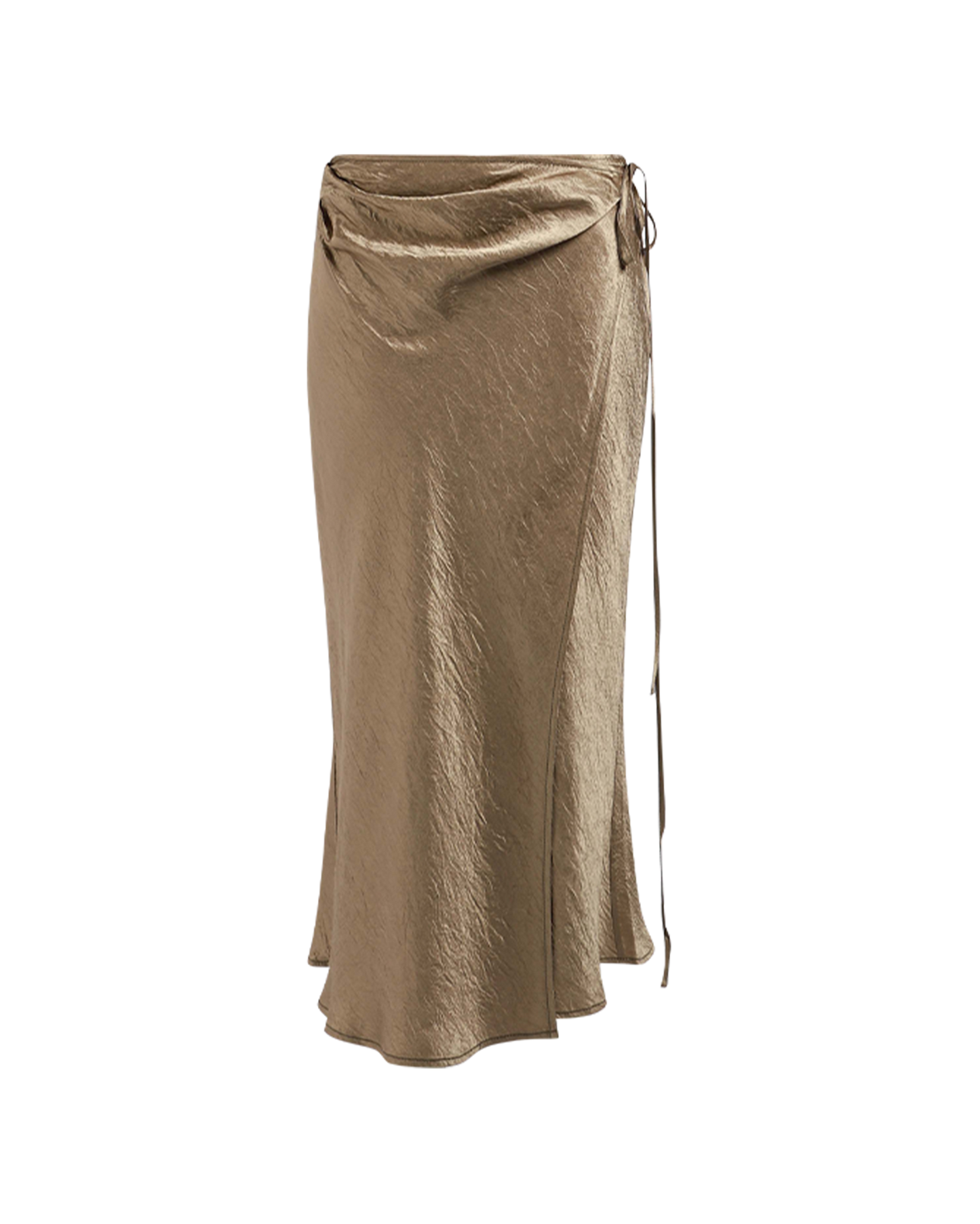 Satin Wrap Skirt