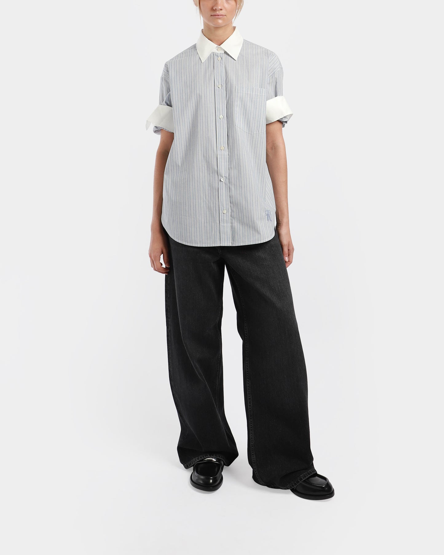 Short Sleeve Cuff Shirt