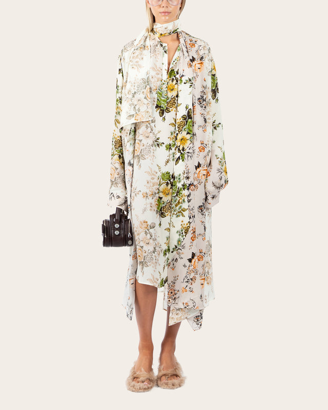 Silk Shirt Dress