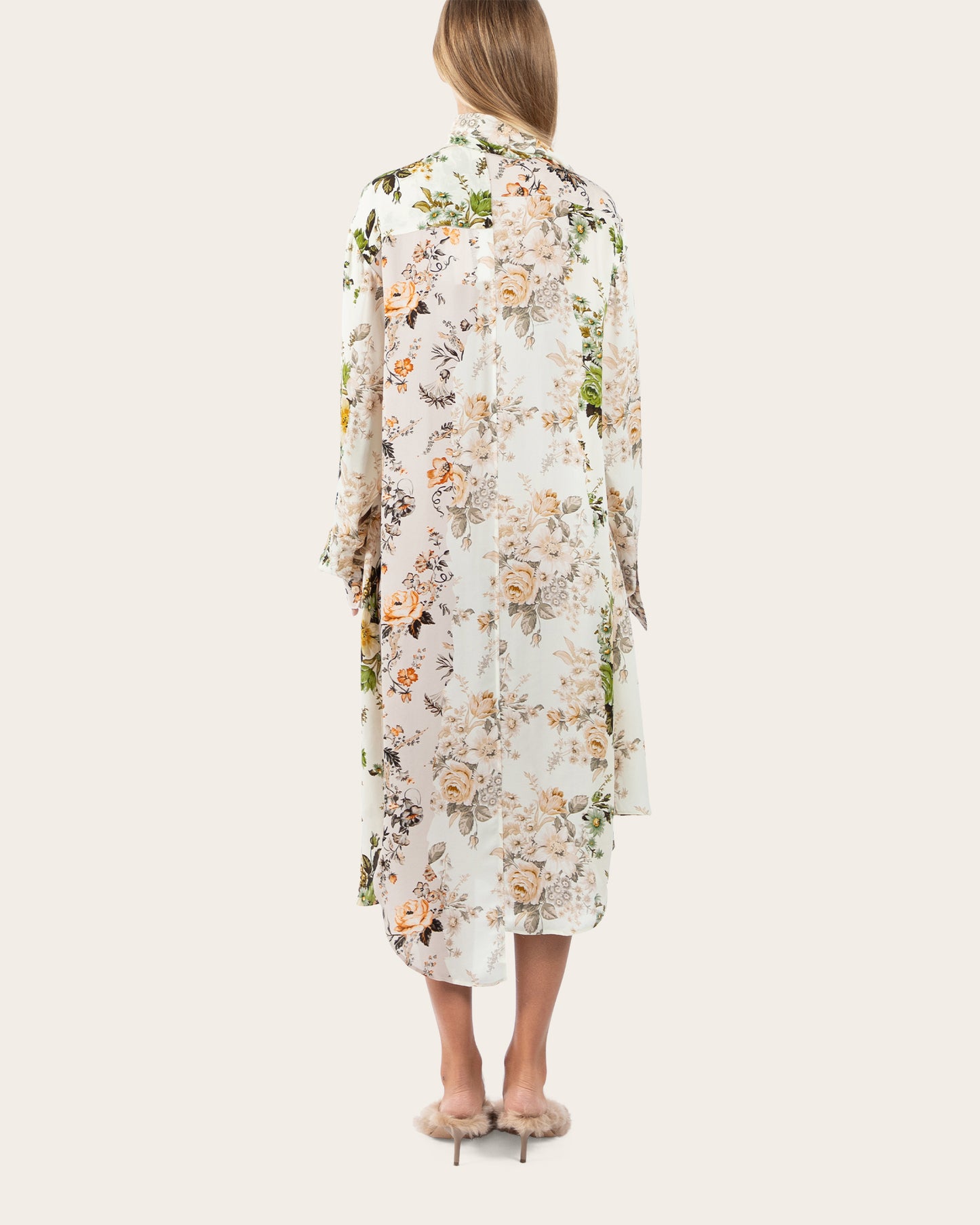 Silk Shirt Dress