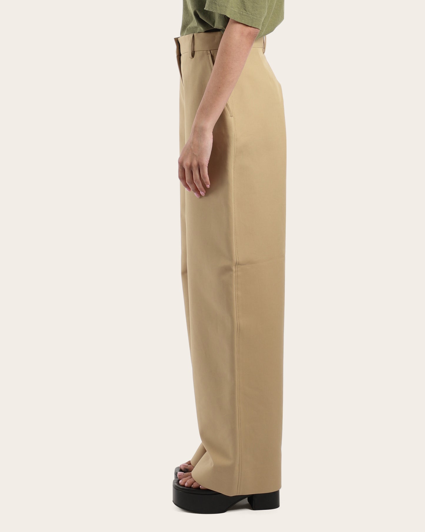 Tailored Satin Trousers