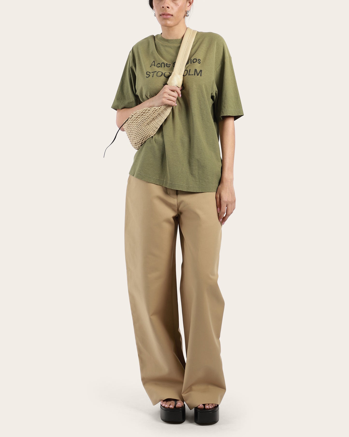 Tailored Satin Trousers