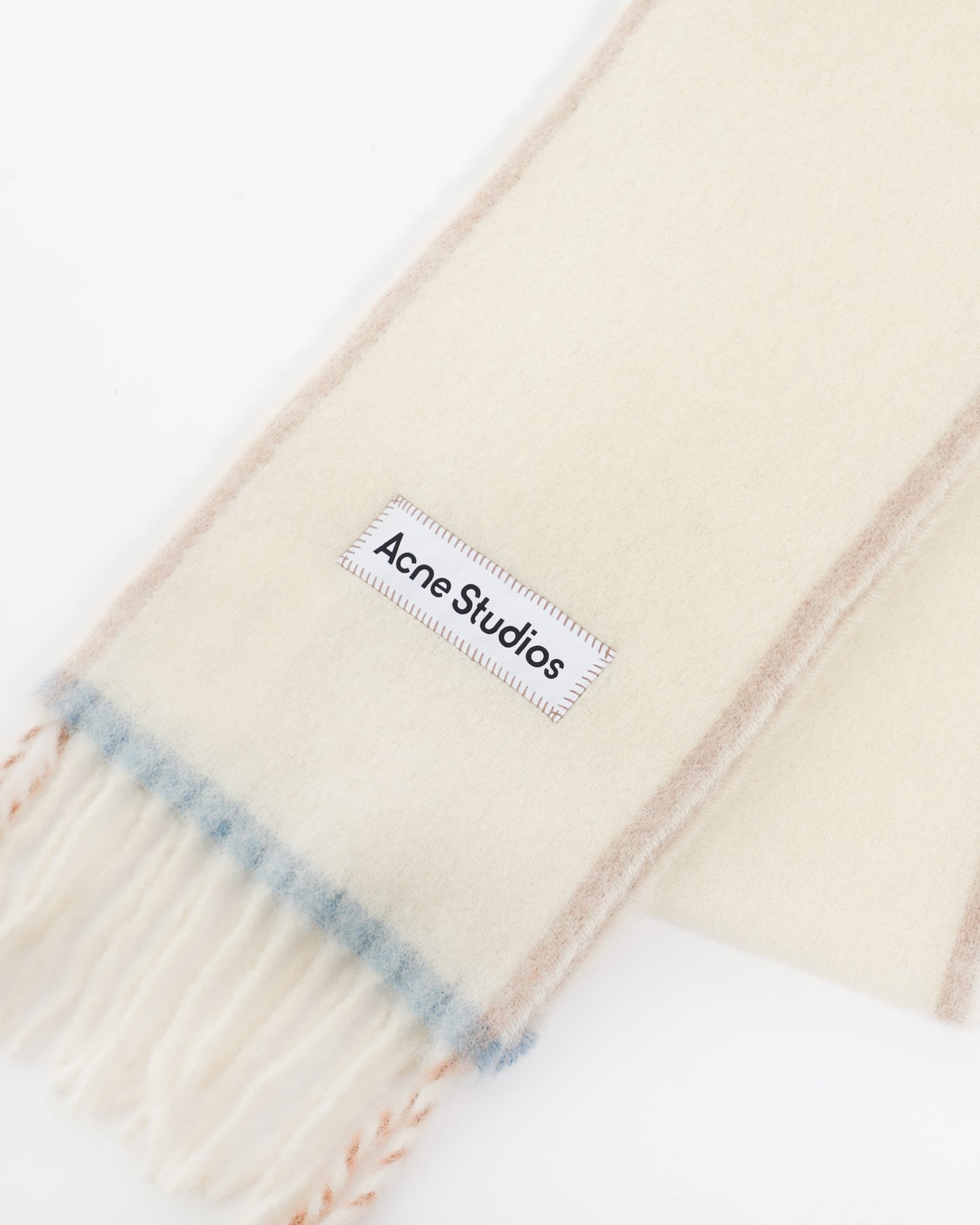 Wool Mohair Narrow Scarf