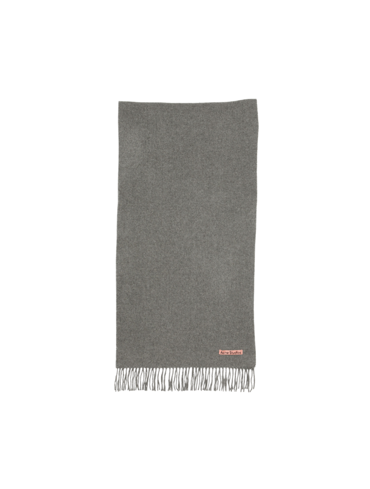 Cashmere Fringe Scarf Narrow