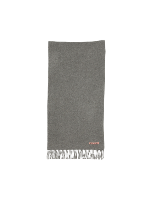 Cashmere Fringe Scarf Narrow