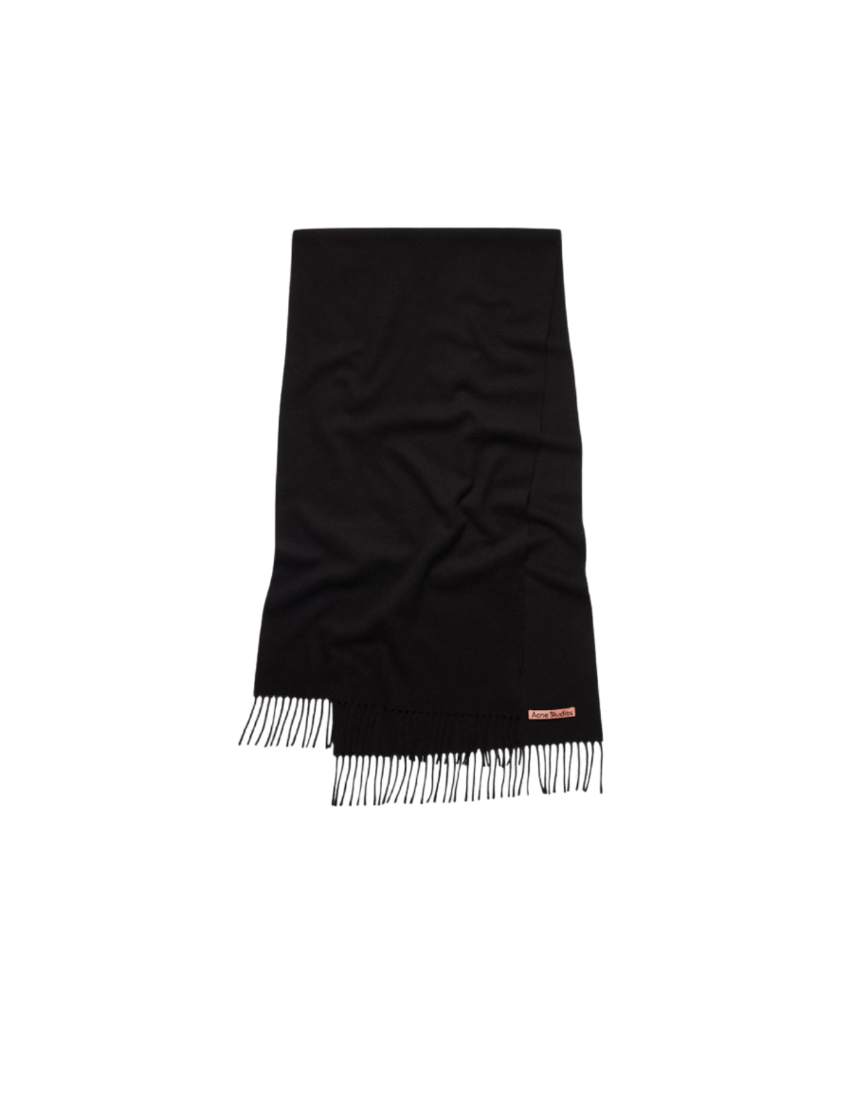 Cashmere Fringe Scarf Narrow