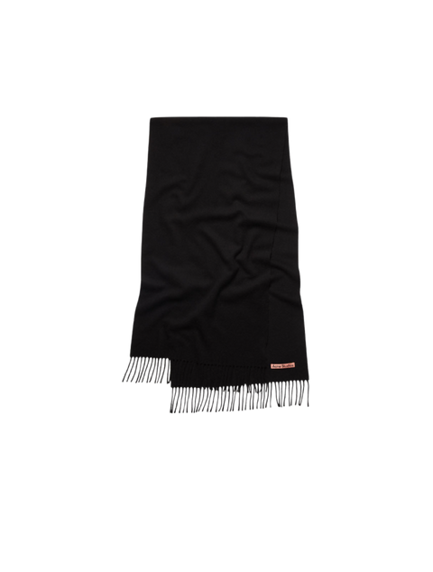 Cashmere Fringe Scarf Narrow