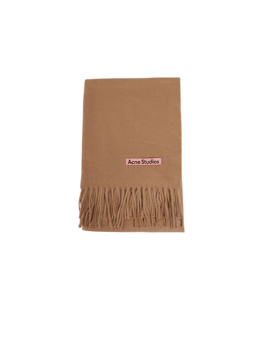 Cashmere Fringe Scarf Narrow