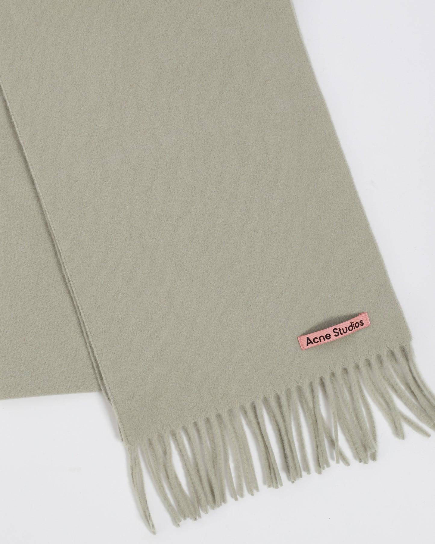 Fringe Wool Scarf Skinny