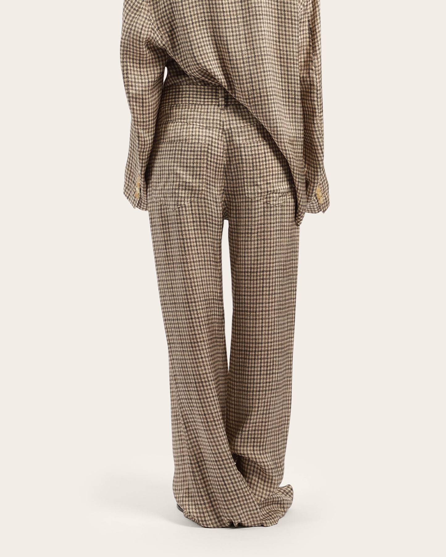 Poltana Check Fluid Pants