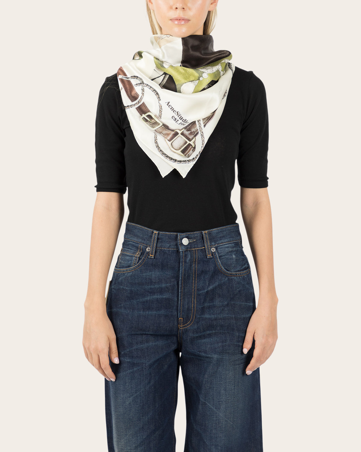 Printed Silk Scarf