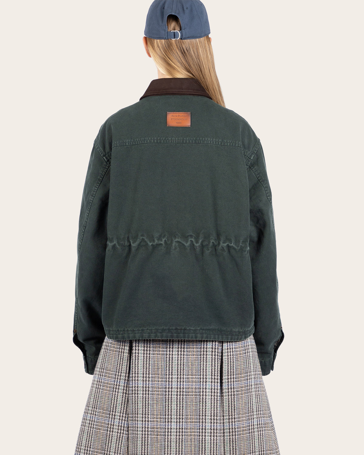 Washed Canvas Blouson Jacket