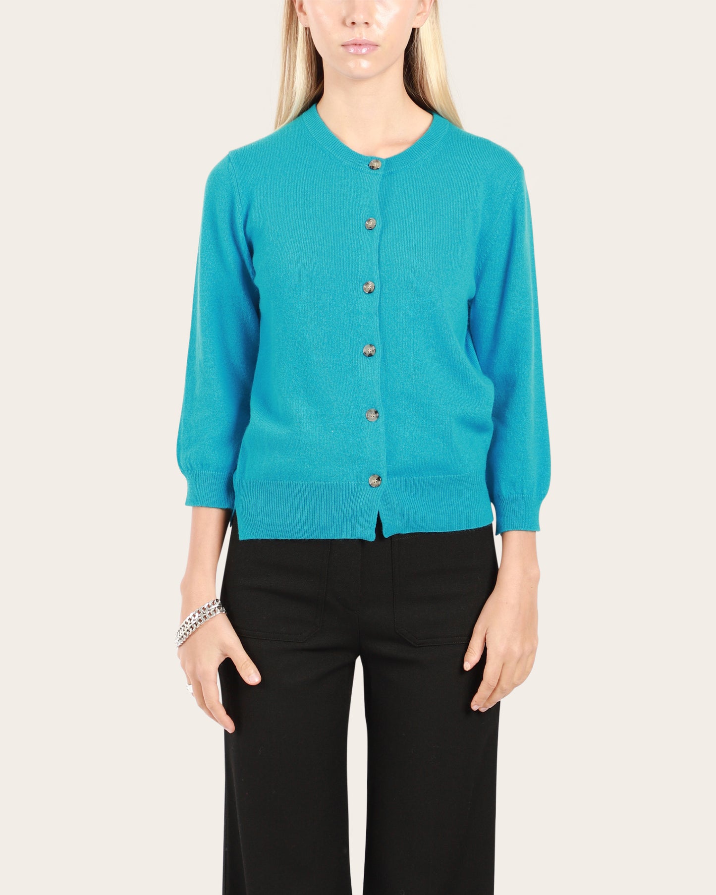 Crop Sleeve Cardigan