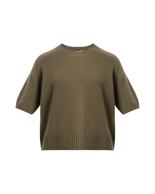 Short Sleeve Round Neck Jumper