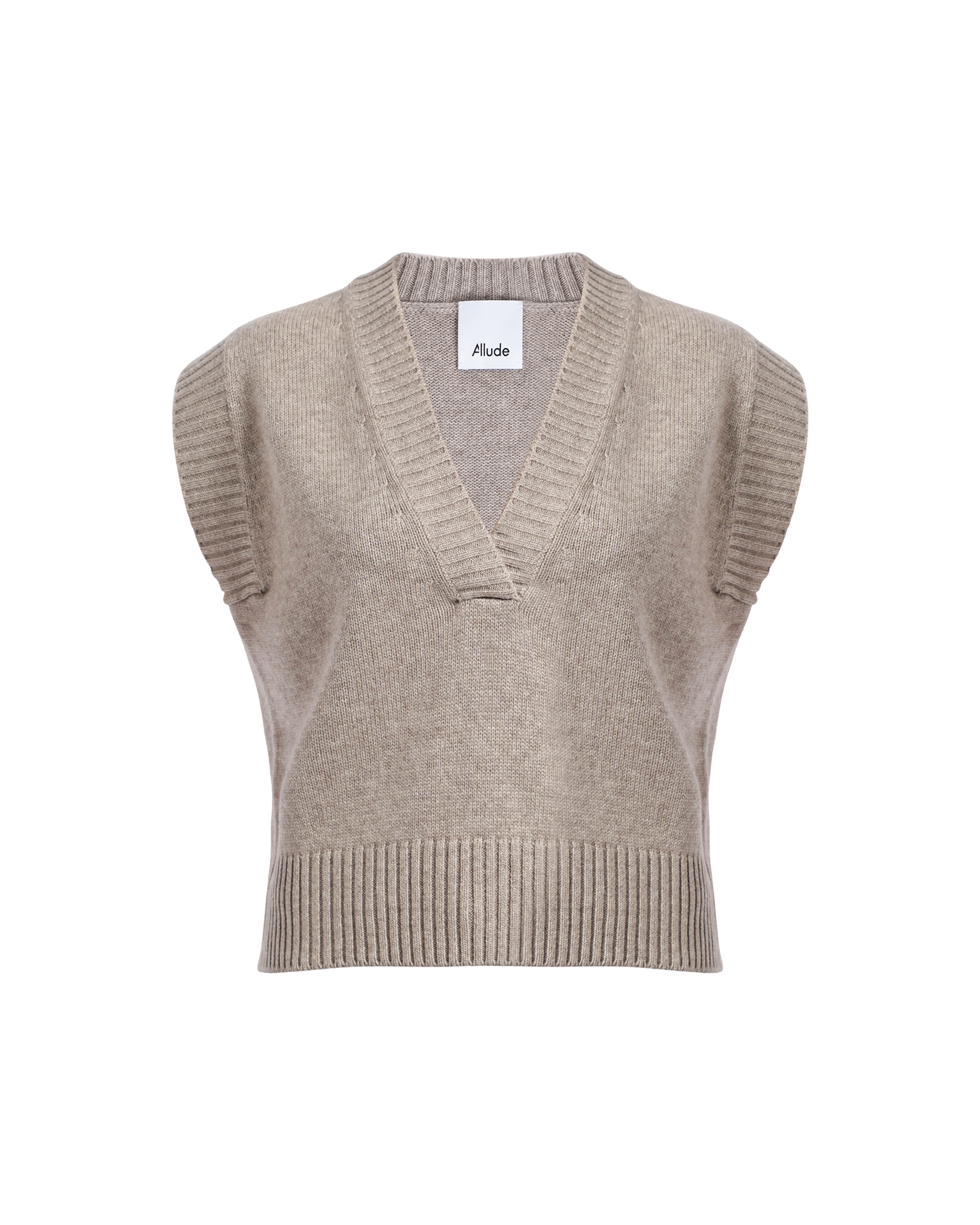 Sleeveless V-Neck Jumper