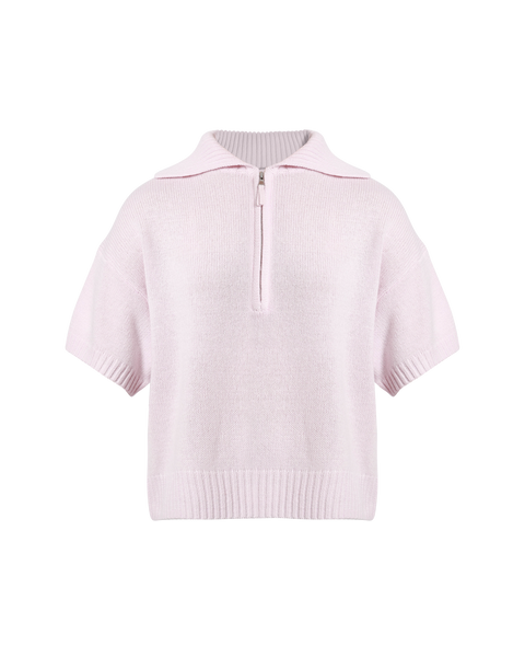 Short Sleeve Zip Jumper