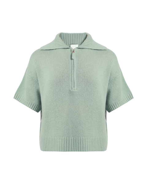 Short Sleeve Zip Jumper