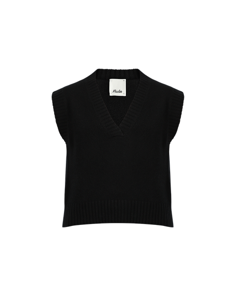 Sleeveless V-Neck Jumper