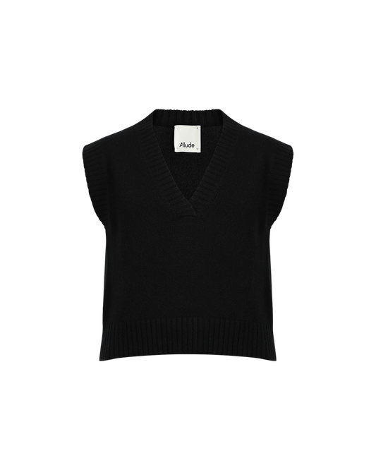 Sleeveless V-Neck Jumper