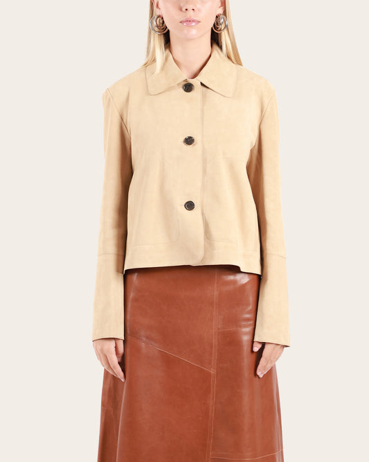 Emy Goat Suede Jacket