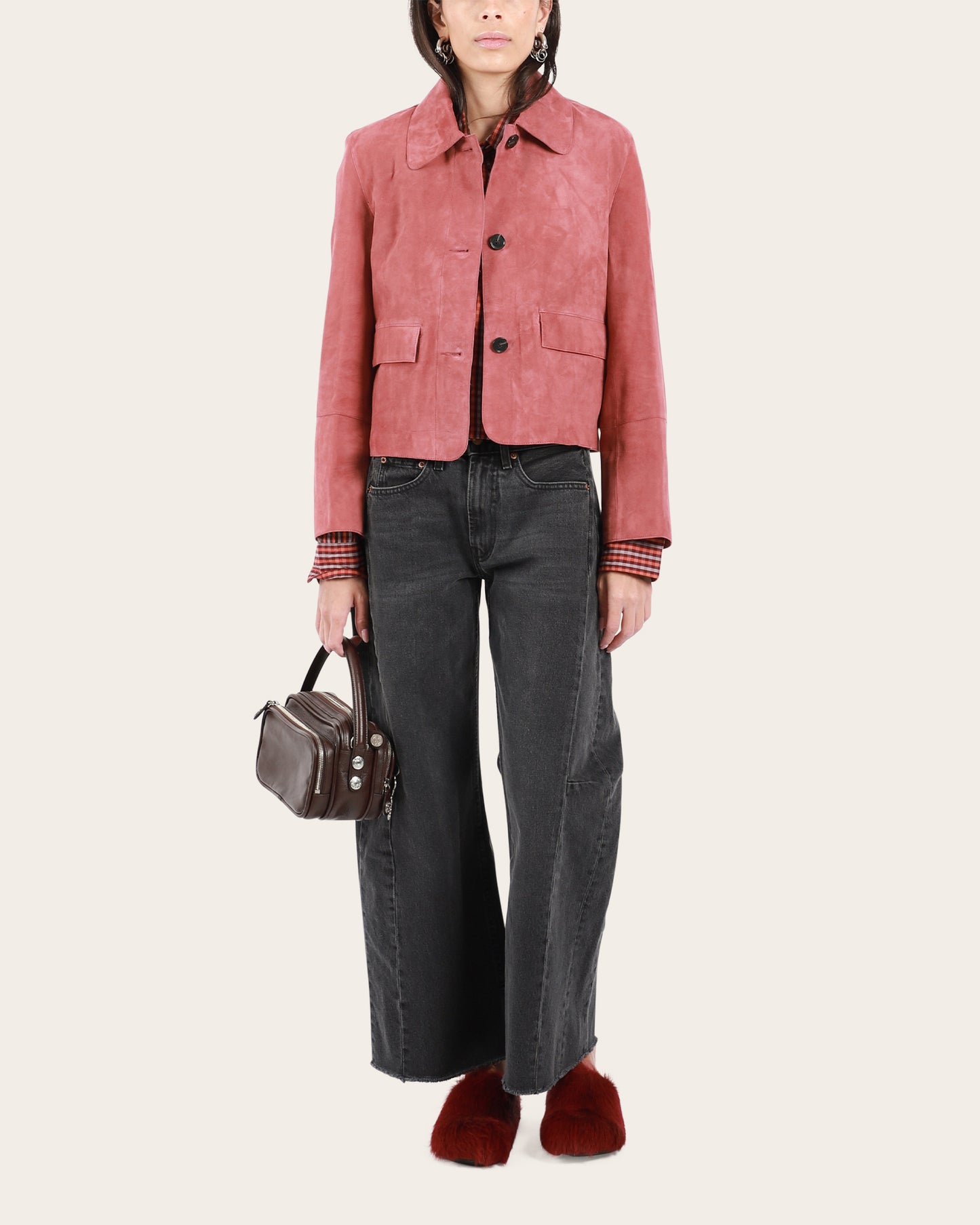 Fem Lamb Suede Jacket