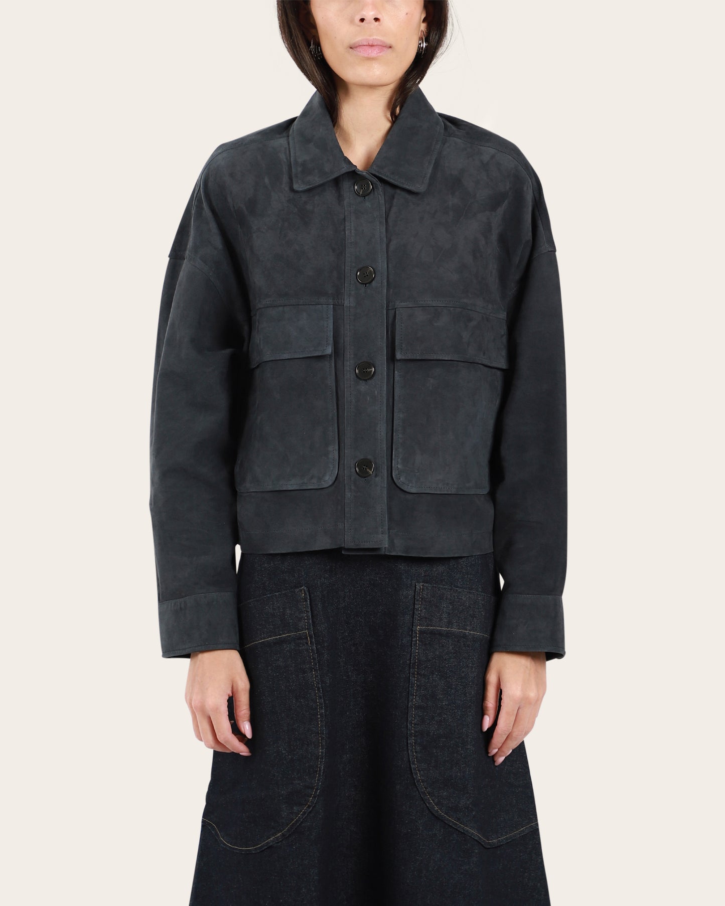 Miri Lamb Suede Jacket