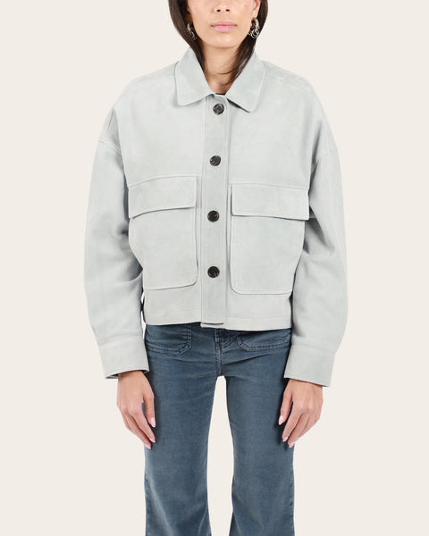 Miri Lamb Suede Jacket