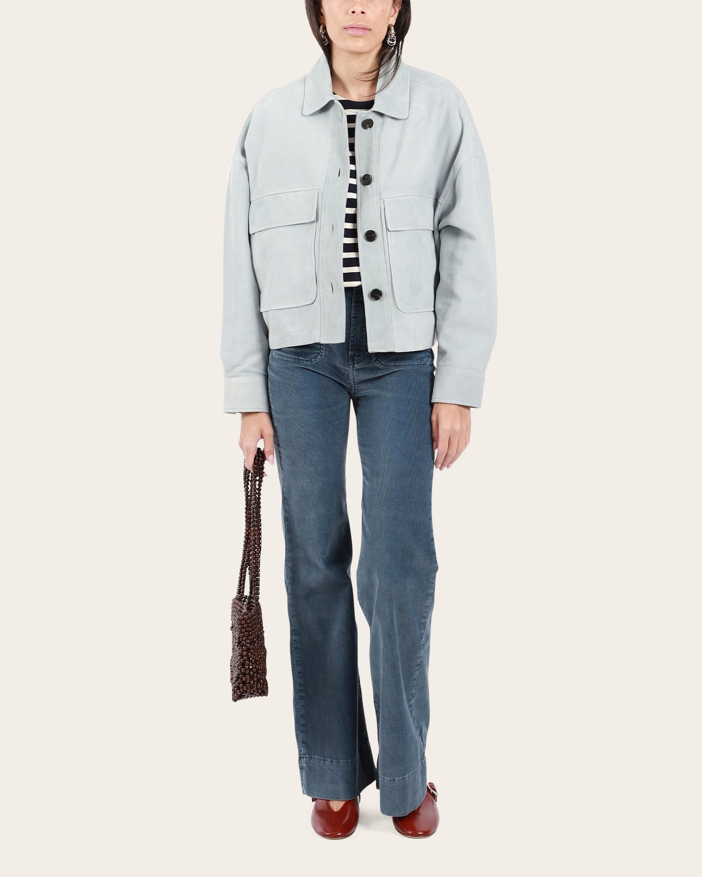 Miri Lamb Suede Jacket
