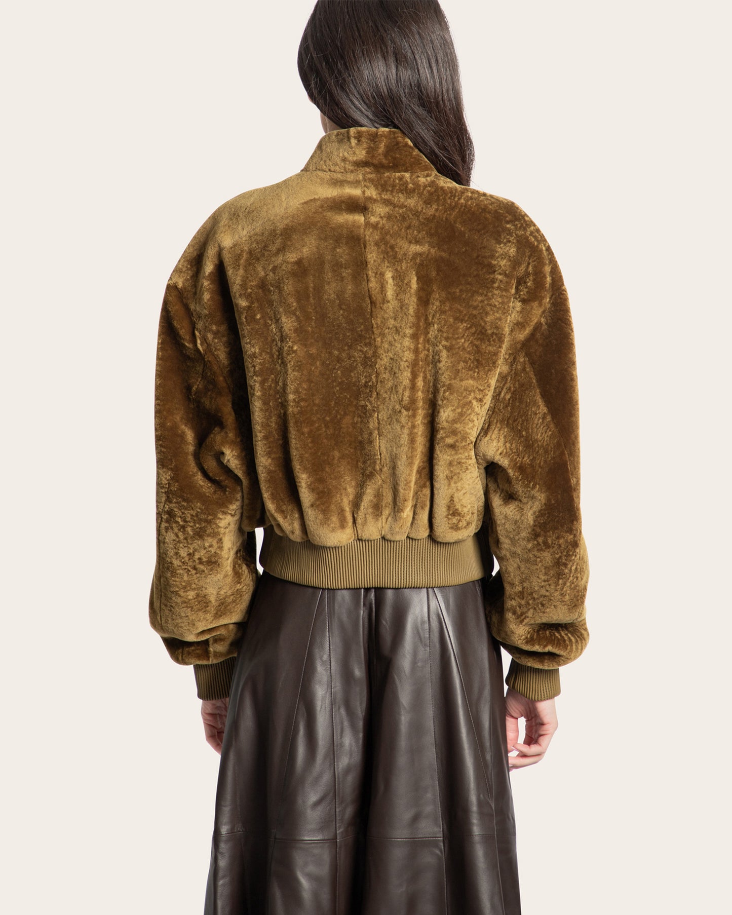 Azra Merino Velvet Bomber