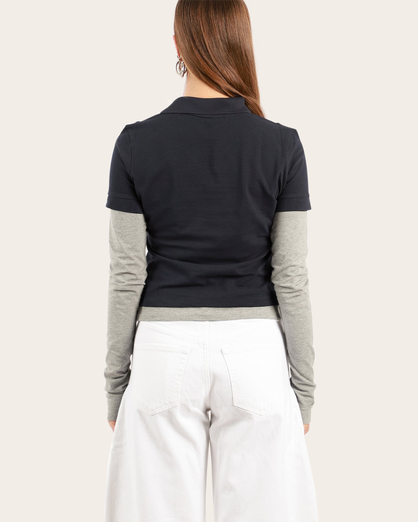 Asymmetric Polo Shirt