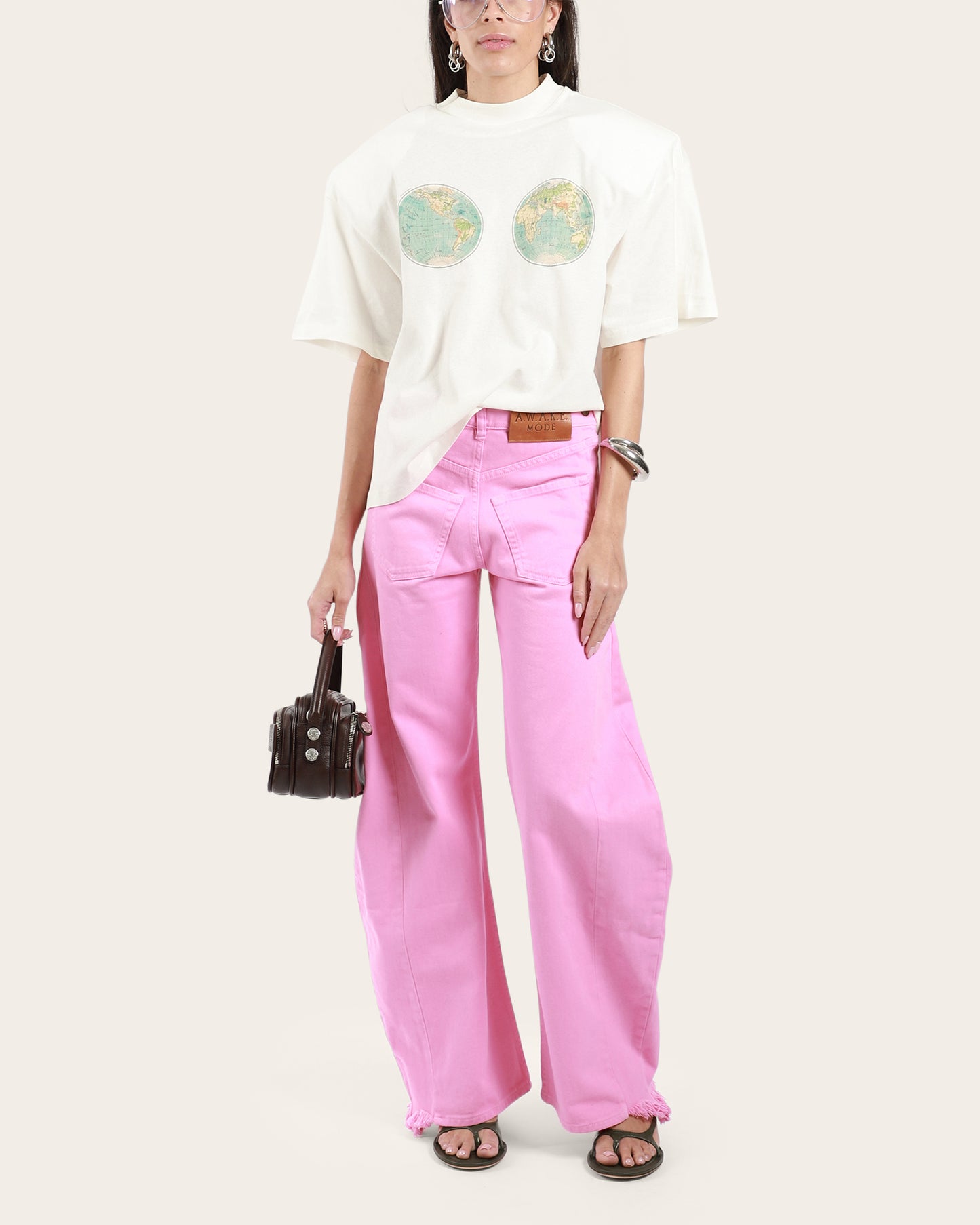 Side Insert Mirror Jeans