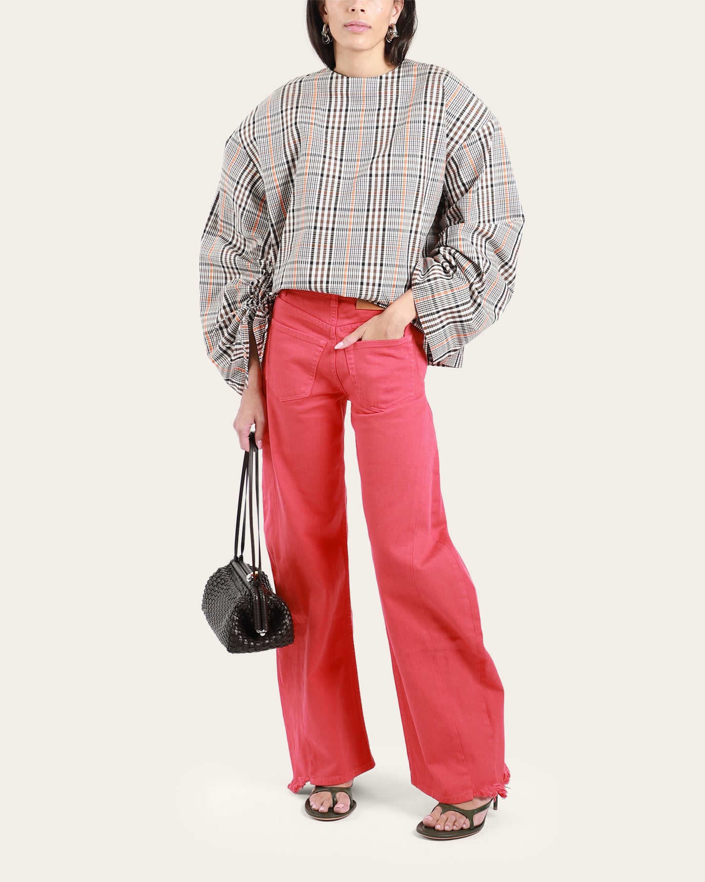 Side Insert Mirror Jeans