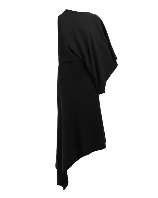 Asymmetric One-Sleeve Maxi Dress