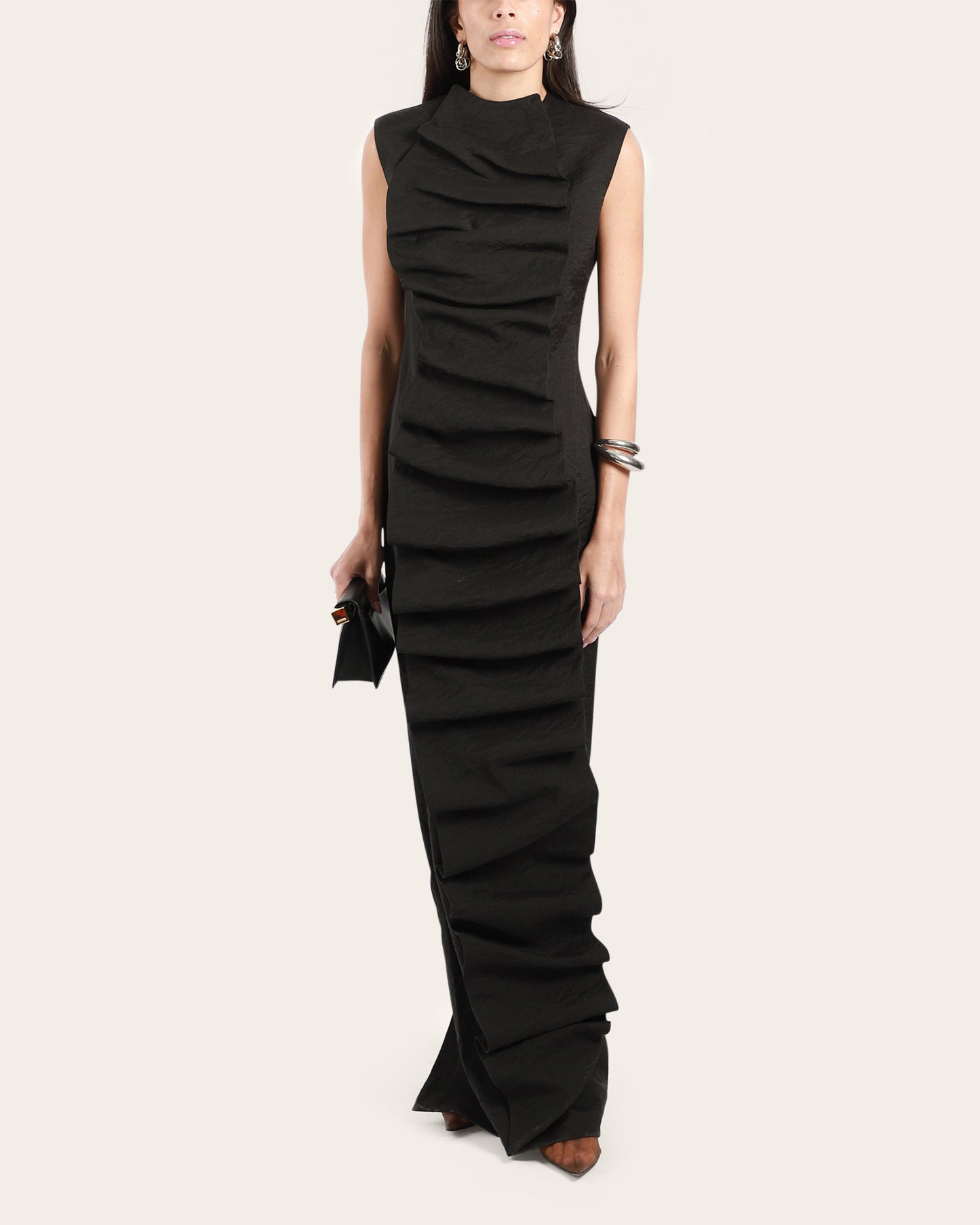 Bib Front Maxi Dress