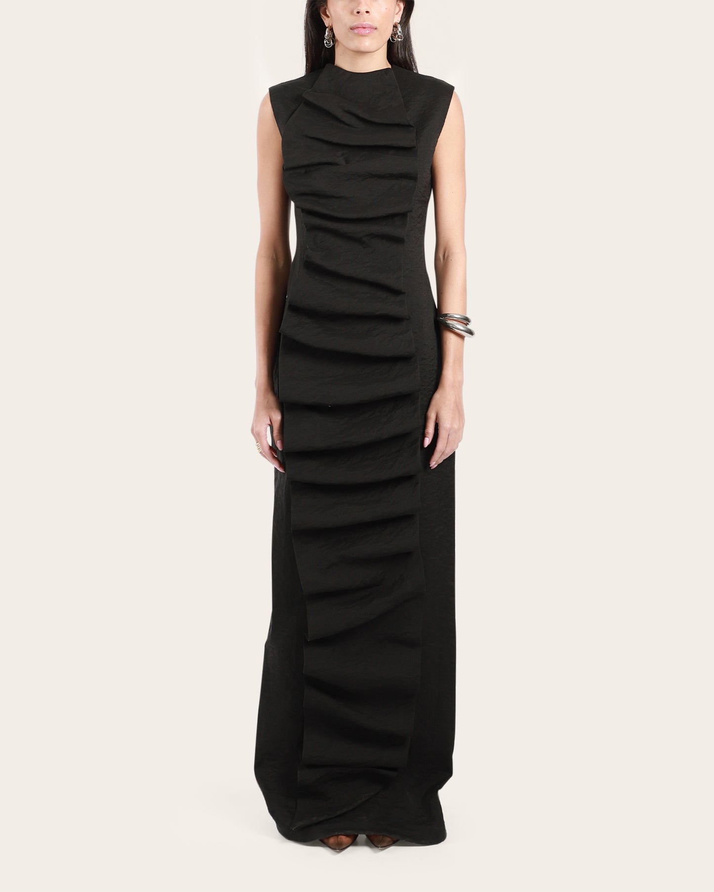 Bib Front Maxi Dress